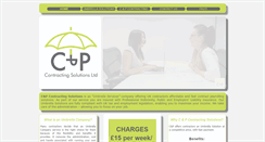 Desktop Screenshot of cpcontractingsolutions.com